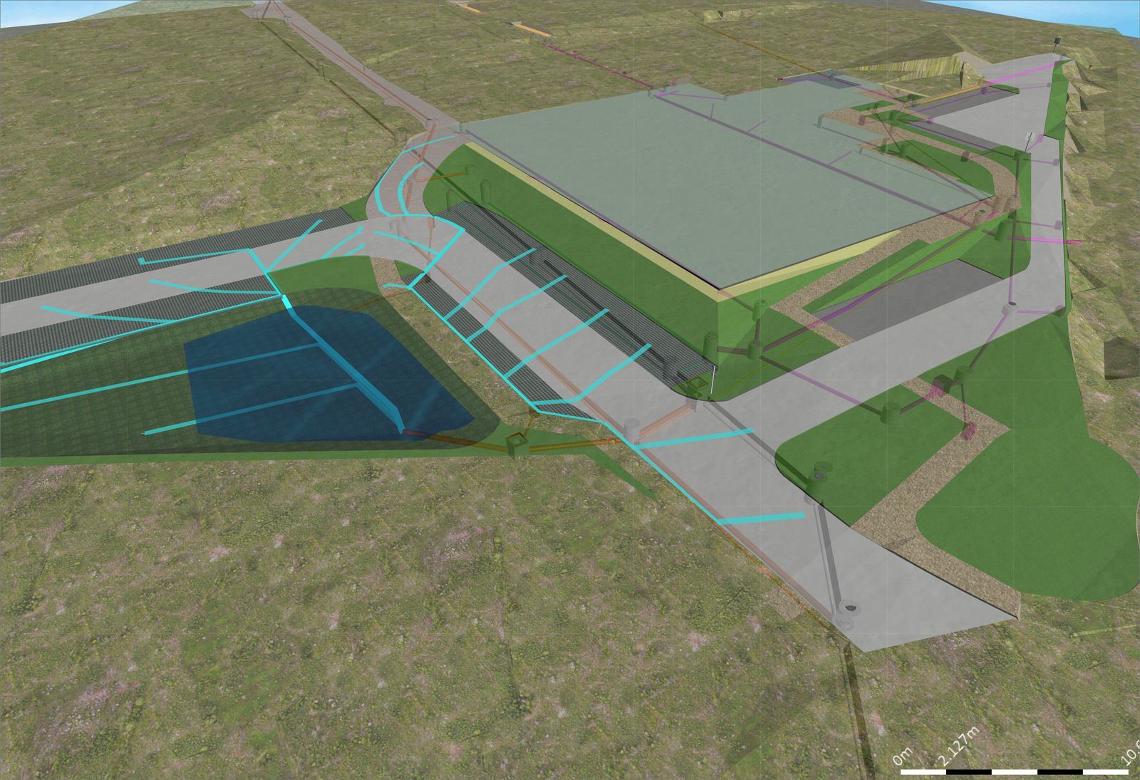 Projet VRD - extension et réhabilitation du centre de tennis