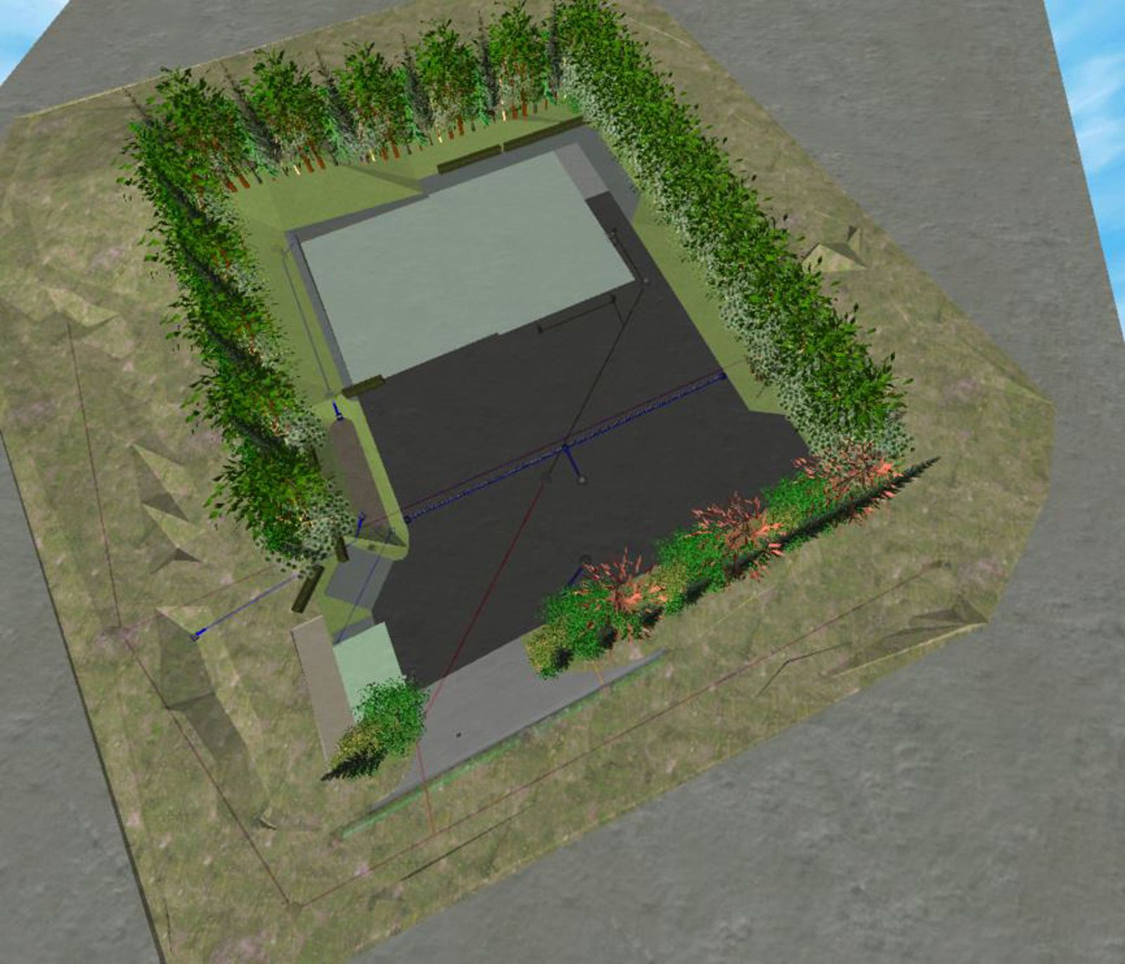 Projet industriel VRD - construction voirie PL & bâtiment chaufferie biomasse